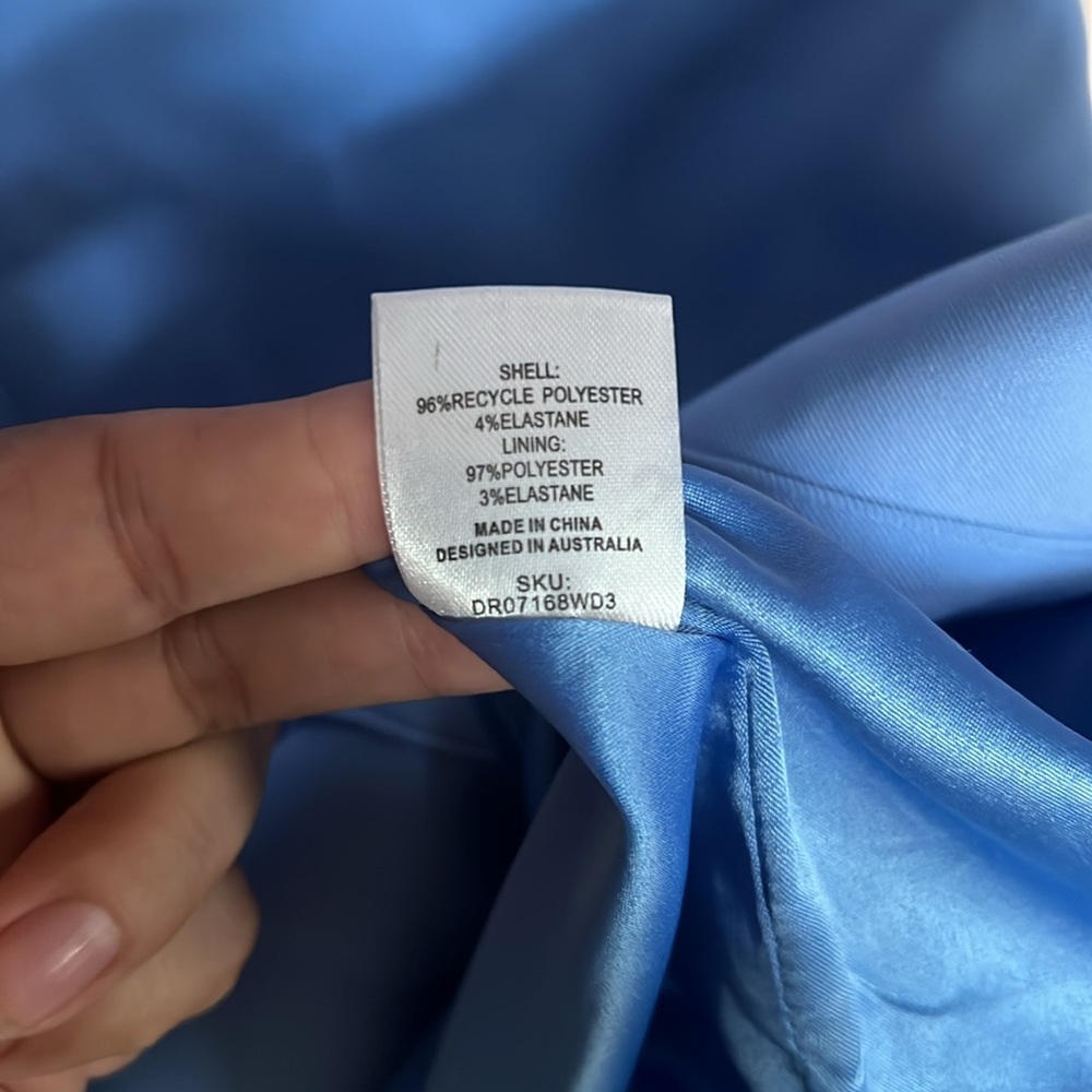 Meshki Blue Florentina Suiting Mini Dress - Picture 10 of 10